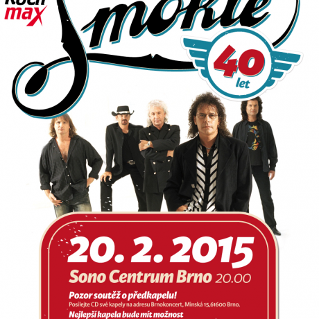 Smokie (UK): Slavnostní koncert k 40. výročí kapely